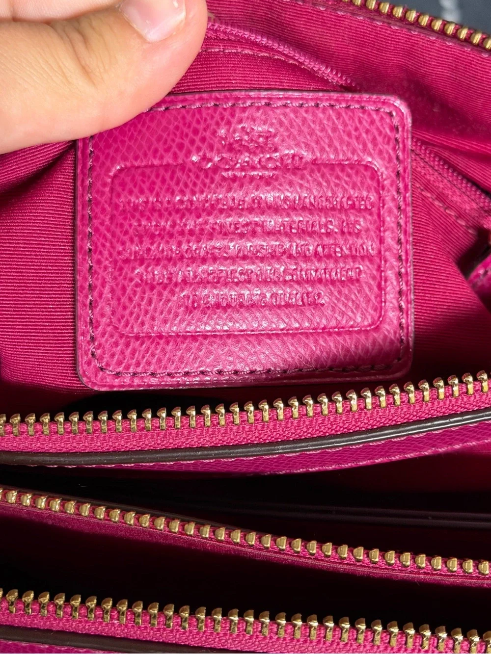 Coach Christie Carryall in Crossgrain Leather Matching Wallet